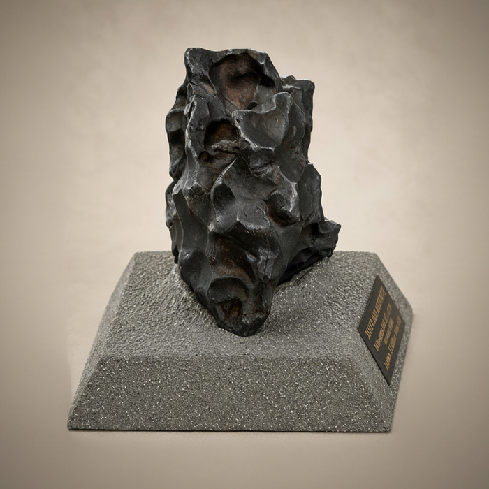 Sikhote Alin Meteorite with Stand
