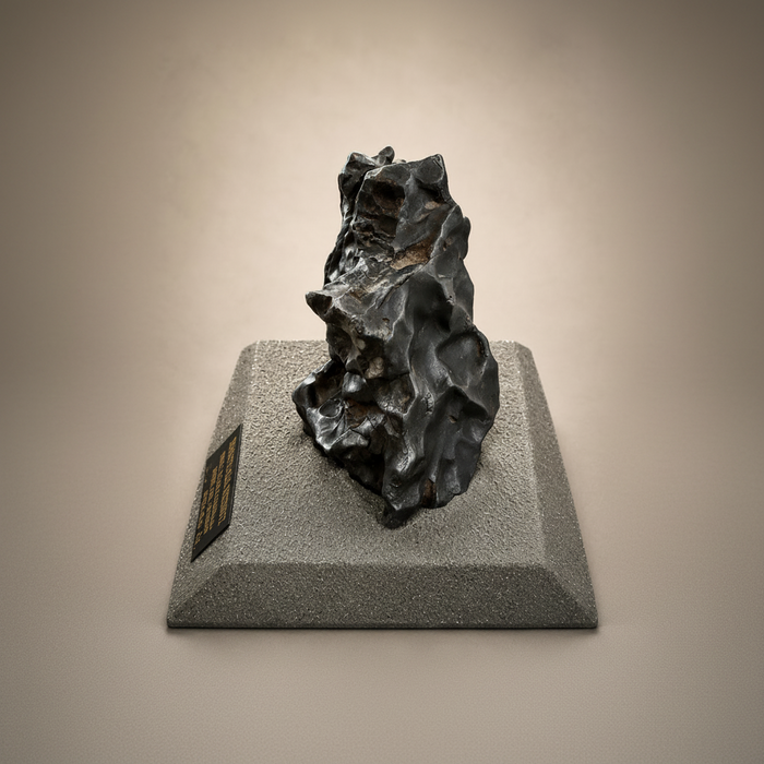 Sikhote Alin Meteorite with Stand