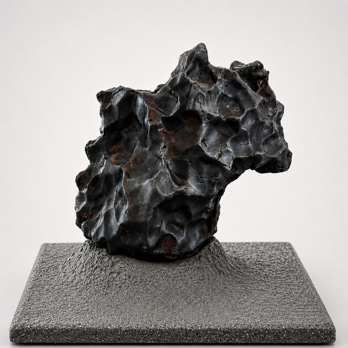 Sikhote Alin Meteorite with Stand
