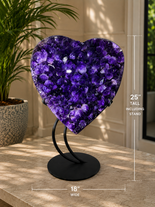 Amethyst Heart