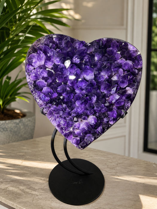 Amethyst Heart