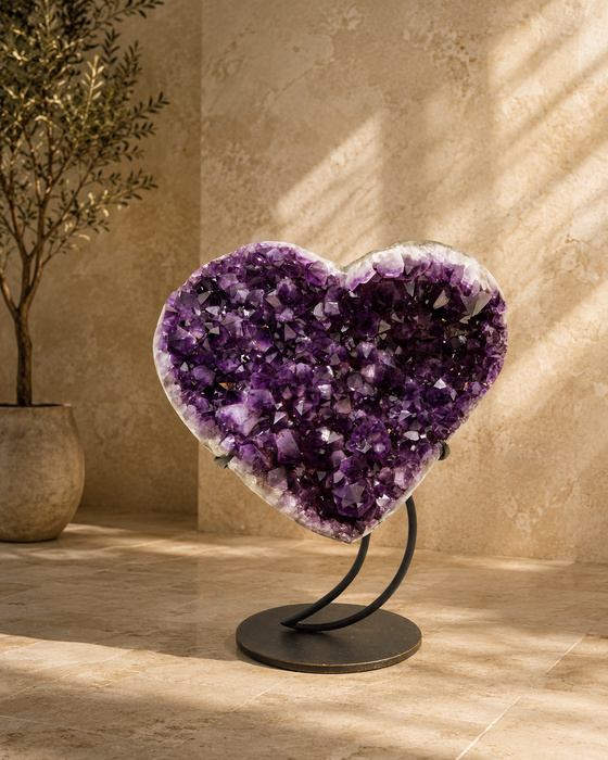 Amethyst Heart