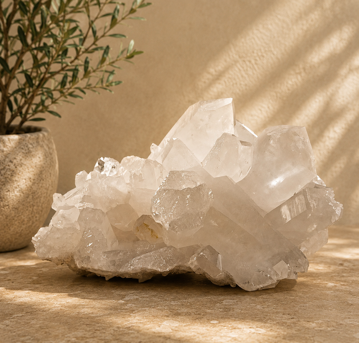 Clear Quartz Cluster