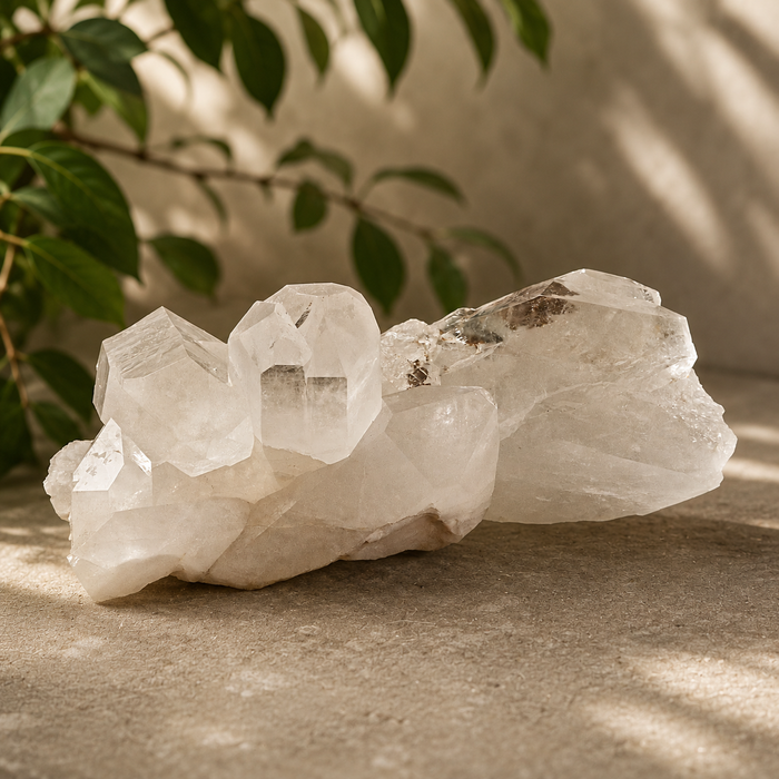 Clear Quartz Twin Cluster