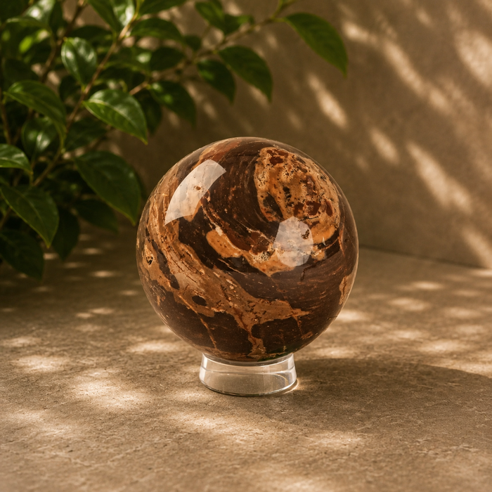 Petrified Wood Sphere