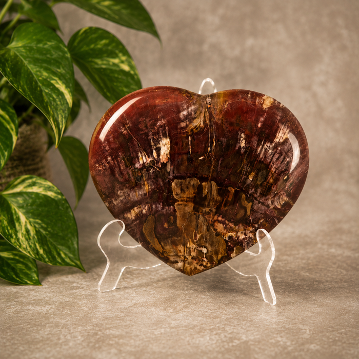 Petrifed Wood Heart