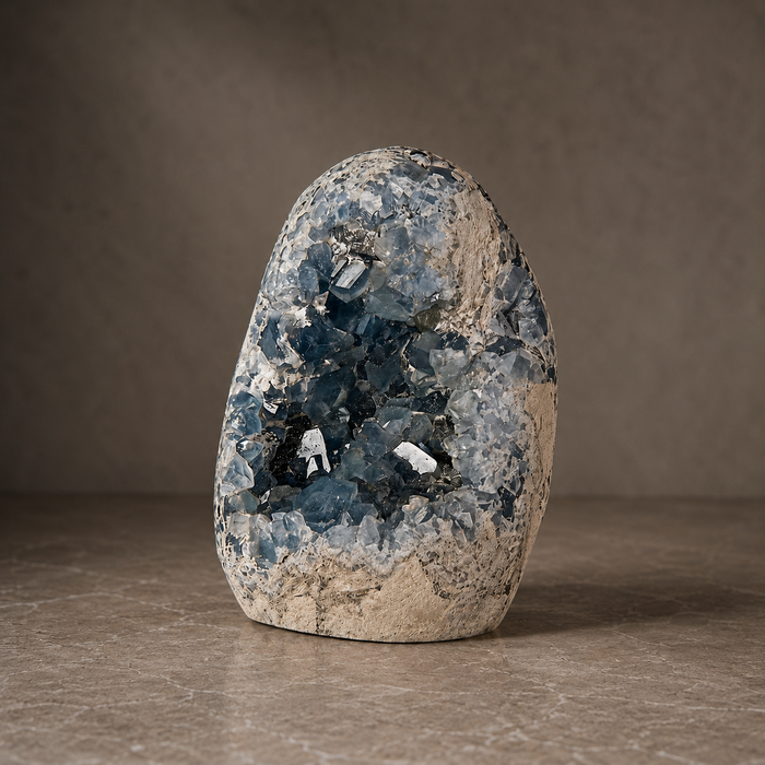 Celestite Crystal Cluster
