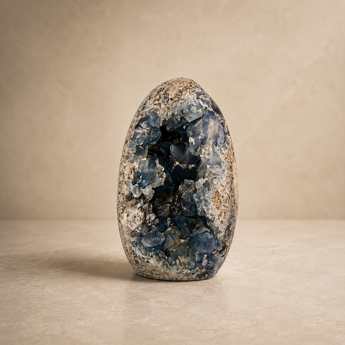 Celestite Crystal Cluster