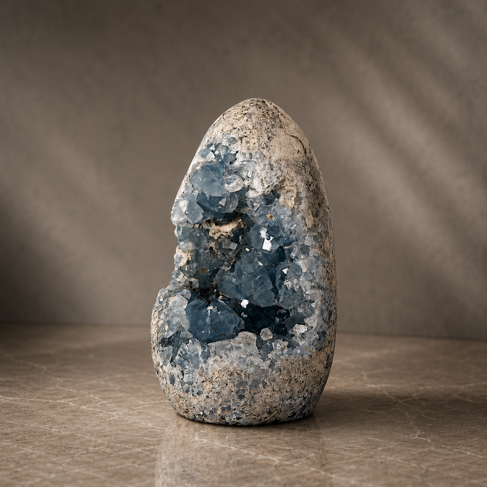 Celestite Crystal Cluster