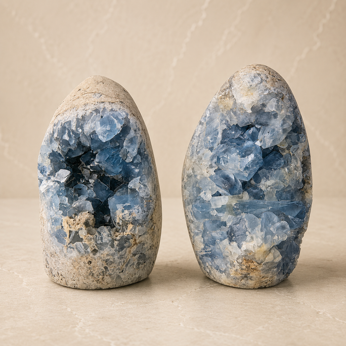 Celestite Crystal Cluster