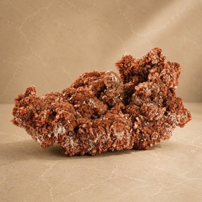 Vanadinite Cluster (Red Crystals)