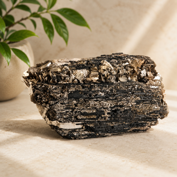 Tourmaline With Mica