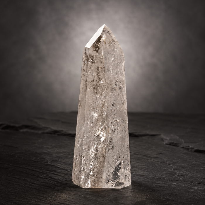 Golden Healer Clear Quartz Tower