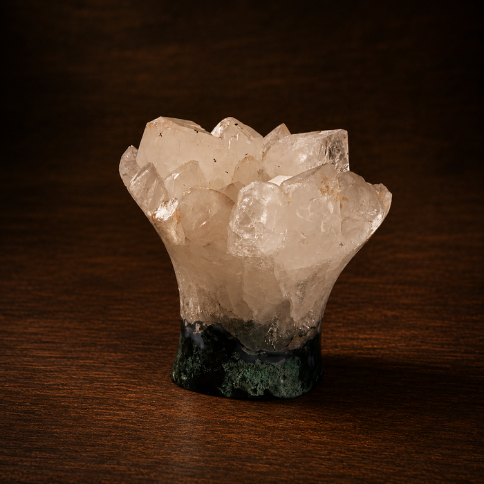 Clear Quartz Cluster On Matrix