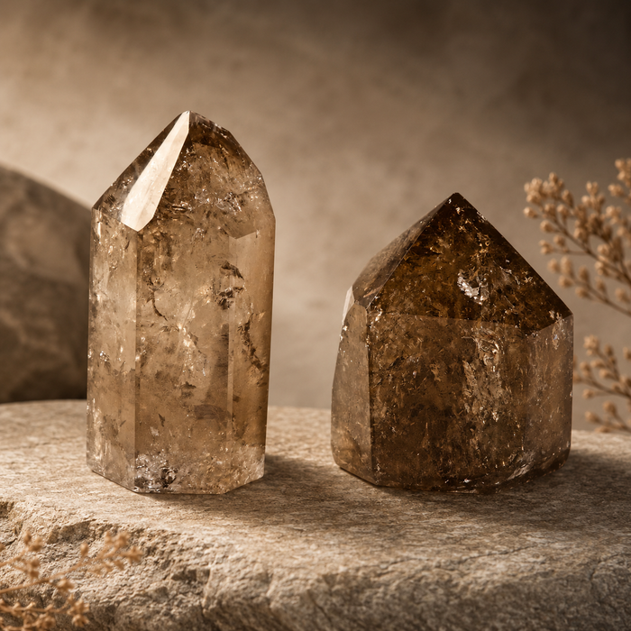 Smokey Quartz Points