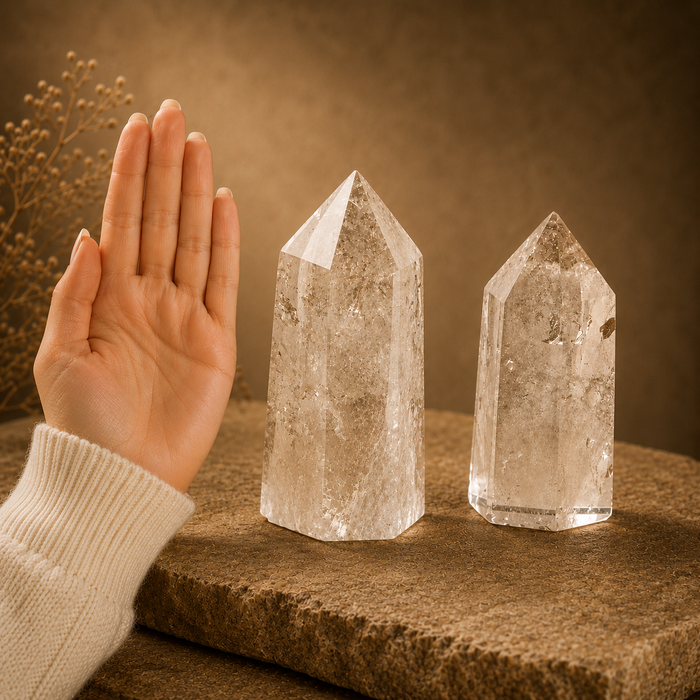 Soft Smokey Quartz Points