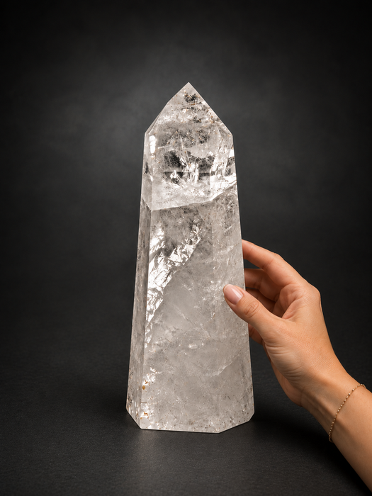 Clear Quartz Tower