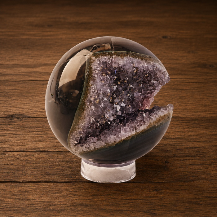 Agate Amethyst Sphere
