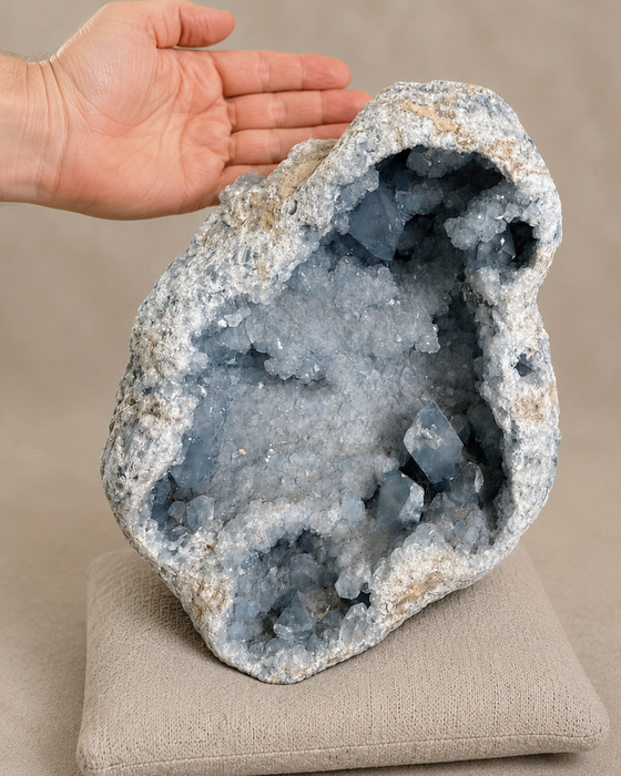 Celestite Geode Cluster
