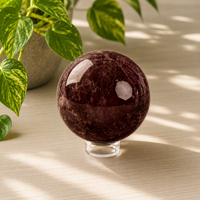 Polished Amethyst Sphere