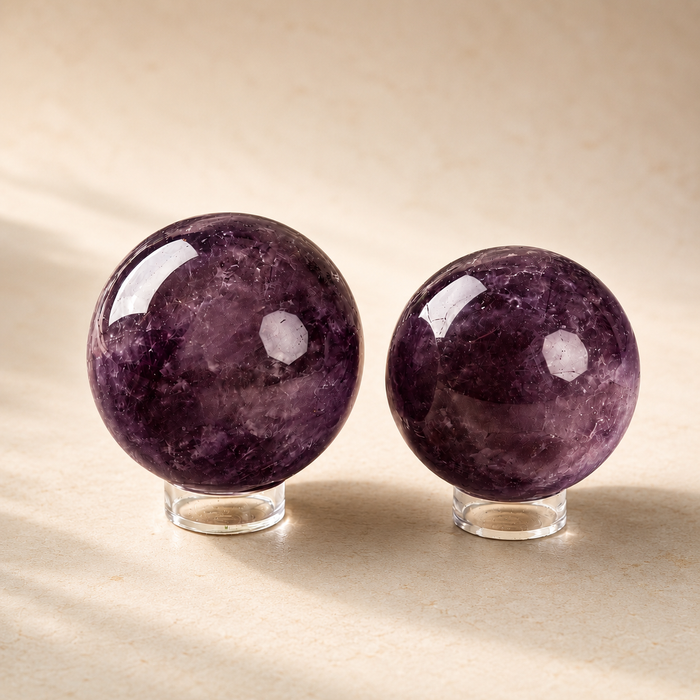 Polished Amethyst Sphere