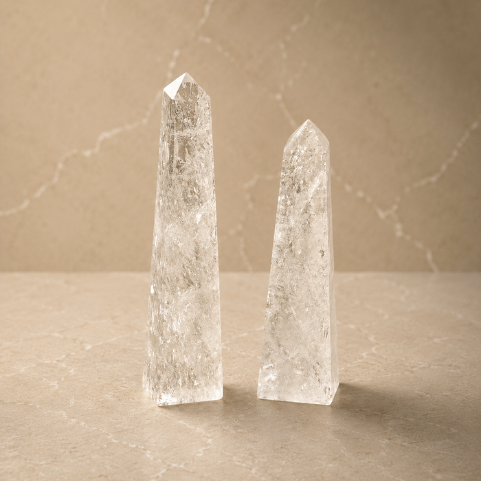 Clear Quartz Obelisk