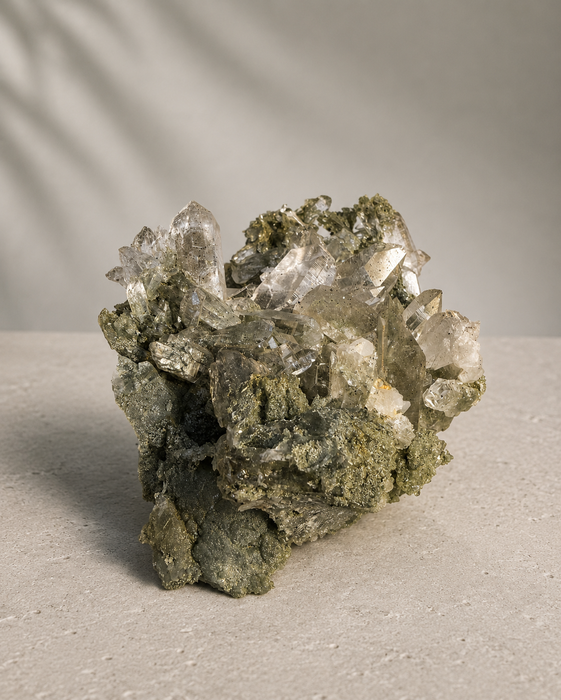 Himalayan Chlorite Quartz Cluster