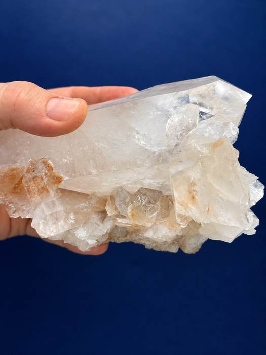 Arkansas Clear Quartz with Natural Iron Oxide