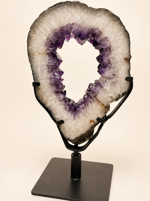 Amethyst On Spinning Stand